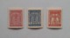 Germany Allemagne Deutschland General Government Generalgouvernement 3 Revenue Stamps Stempelmarke Unused - Neufs