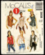 Vintage McCall`s Schnittmuster 3938  -  Damen / Teen Gefütterte Unterhemden Muster Saumkanten Variationen  -  Size Y - Haute Couture