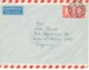 Letter From Ulfborg To Belgium With Pair Of Stamps N° 284 (22/2/1947) + Seal Of Ulborg Radio Service On The Back - Storia Postale