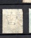 GB Line Engraved  Victoria 2d Blue  Used      Short And Missing Perfs. - Gebraucht