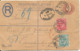 Great Britain Registered Postal Stationery Uprated With PERFIN Stamps Manchester 1902 Sent To Constantinopel - Stamped Stationery, Airletters & Aerogrammes