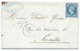 N° 14 BLEU NAPOLEON SUR LETTRE / ALBERT SOMME POUR VERSAILLES / 9 MARS 1861 - 1849-1876: Classic Period