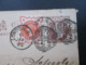 GB 1895 Ganzsache Mit Zusatzfrankatur Nr. 86 Stempel London E.C. Nach Goch Gesendet! Brasch & Rothenstein London - Cartas & Documentos