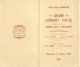 Programme Grand Concert Vocal - Meudon - Dimanche 13 Janvier 1935 - Programmes