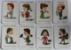 Années 40 Ancien Et Beau Jeu Des 7 Familles J. W. Spear And Sons Happy Families Les Métiers Caricature Card Game - Toy Memorabilia
