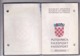 C76  --  PASSPORT  --   CROATIA  --  I.  MODEL  --  1992  --   BOY, 14 YEAR  --  VISA FRANCE - Historische Dokumente