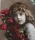 CPA...ENFANT.....ARTISTIQUE... GREETE REINWALD..CHIC FLEURS ...DOUCEUR.....TBE ..SCAN - Portraits