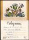 POLAND 1967 TELEGRAM STYLISED PEACOCK BIRD BUTTERFLY INSECTS FLOWERS USED LX7 TÉLÉGRAMME TELEGRAMM TELEGRAMA TELEGRAMMA - Paons