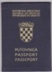 C8  --  PASSPORT  --   CROATIA  --  I.  MODEL  --  1994  --   LADY PHOTO - Historische Dokumente