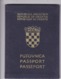 C33  --  PASSPORT  --   CROATIA  --  I.  MODEL  --  1998  --   NICE LOOKING GIRL  --  22 YEAR - Historische Dokumente