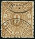 WÜRTTEMBERG 40a O, UNTERDEUFSTETTEN, Datumbrückenstempel Auf 9 Kr. Braun, Pracht, R!, Gepr. Engel - Otros & Sin Clasificación