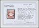 Dt. Reich 9 BrfStk, 1872, 3 Kr. Karmin, Postablagestempel OFFENBURG/NIEDERSCHROPFHEIM, Prachtbriefstück, Fotobefund Somm - Used Stamps