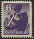 BERLIN UND BRANDENBURG 2Bb **, 1945, 6 Pf. Dunkelgrauviolett, Durchstochen, Pracht, Kurzbefund Ströh, Mi. 600.- - Sonstige & Ohne Zuordnung