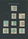 Delcampe - DIENSTMARKEN A O,BrfStk , Sammlung Dienstmarken Von 1954-57, Sauber Sortiert Und Beschriftet Nach Typen, Papierstrukture - Autres & Non Classés