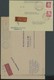 LOTS 1953-56, 19 Verschiedene Belege Verwaltungswertpost, Fast Nur Prachterhaltung - Collections