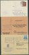 LOTS 1947-57, 17 Verschiedene Belege Behördenpost Nach Westdeutschland, Meist Prachterhaltung - Collections
