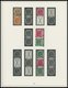 ZUSAMMENDRUCKE A. W 2-K 7 **,*,o , 1951-68, Partie Meist Verschiedener Zusammendrucke Mit Markenheftchen, Heftchenblätte - Used Stamps
