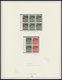 Delcampe - ZUSAMMENDRUCKE A. W 2-K 7 **,*,o , 1951-68, Partie Meist Verschiedener Zusammendrucke Mit Markenheftchen, Heftchenblätte - Gebruikt