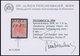 ÖSTERREICH BIS 1867 3XR O, 1850, 3 Kr. Karmin, Handpapier, Geripptes Papier, Mit Interessanter Farbauslassung Unten, Pra - Used Stamps