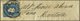 ÖSTERREICH 16a BRIEF, 1858, 1.05 Kr. Hellblau, Allseits Riesenrandiges Kabinettstück Mit Adresszettel Auf Vollständiger  - Oblitérés