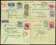 GANZSACHEN 1900-13, 6 Verschiedene Paketkarten Mit Zusatzfrankaturen, Feinst/Pracht - Andere & Zonder Classificatie