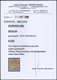 SCHWEIZ BUNDESPOST 44 O, 1881, 1 Fr. Gold, Faserpapier, Zentrischer Stempel ZUG, Fotobefund Marchand: Die Marke Ist Farb - Other & Unclassified