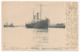 Oostende / Ostende - Départ De La Malle, Ship,  Postally Used In 1906, Written Message In English - Oostende