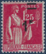 France Type Paix N°483** 1 Fr/1fr25c Rouge Surcharge Décalée  TTB Signé Calves - 1932-39 Vrede