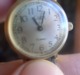 Vintage Belarus USSR Soviet Mechanical Wrist Watch LUCH 15 Jewels W. Black Band - Montres Anciennes