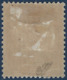 France Type Paix N°359* 80c/1fr Orange Surcharge Très Décalée !! Signé Calves - 1932-39 Peace