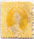 O 1868, 4 D., Yellow, SG Not Listed, Perf. 13x13x12 1/2x13, VF!. Estimate 1.200€. - Sonstige & Ohne Zuordnung