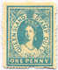 * 1866-68, 1 D., Blue, Wmk, MH, VF!. Estimate 100€. - Sonstige & Ohne Zuordnung