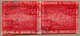 Pair/(*) 1947, 100 S. / 150 S., Red, Imperforated, Pair, Proof On Test Paper, 3x Overprint (1x 100 S., 2x 150 S. Inverte - Indonesien