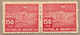 Pair/(*) 1947, 150 S., Red, Pair, P 11, NG, VF!. Estimate 130€. - Indonesien