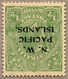 * 1919, 1/2 D., Green, MH, Opt. N.W. PACIFIC ISLANDS. On Australian Stamp, INVERTED Wmk., Well Centred And Fresh, F-VF!. - Papua-Neuguinea