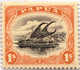 * 1907-10, 1 Sh., Black And Orange, Bird In The Sky At Top Right, Pos. 20, MH, XF!. Estimate 300€. - Papoea-Nieuw-Guinea