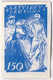 1944/45, 1,50 M., Blue, SS - Division Proof, Extremely Rare, NG, VF! . Estimate 2.000€. - Andere & Zonder Classificatie