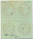 1870, 1 C., Olive On Bluish Paper, Block Of (4), 2 MH, 2 MNH, Signed Brun, VF!. Estimate 1.800€. - Other & Unclassified