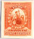 1895, 20 C., Orange, Imperf. Single Die Proof For The American Banknote Company, Rare, NG, VF!. Estimate 1.000€. - Peru