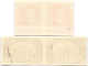 1897, 2 C., 5 C., (2) Imperf. Pairs, From Sheet Proof On Waste Paper From American Banknote Company, F - VF!. Estimate 4 - Peru