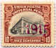 1915, 10 C., Overprint 1915, Top Part Missing, MH, VF!. Estimate 200€. - Peru