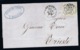 Italy Papel States: Cover Sa 9 Bologna 1853 - Etats Pontificaux