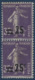 France Semeuse N°218**25/35c  Violet C Quasiment Absent Tenant à Normal R Ainsi Signé Calves - 1932-39 Paix