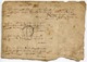 RC 14504 MANUSCRIT 1650 A DÉCHIFFRER ( RECTO - VERSO ) - Manuscrits