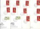 34 COVER OPENING DAY OF ISRAELY POST OFFICE 1967 - Storia Postale