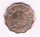 1/2 PIASTRE 1944 CYPRUS /8590/ - Chypre