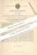 Original Patent - Heinrich Döring , Berlin / Charlottenburg | Schleifband Zur Ausrückung Für Riemengetriebe | Getriebe ! - Historische Dokumente