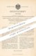 Original Patent - Joseph Kudlicz , Prag / Bubna | F. C. Glaser , Berlin | 1892 | Feuerung Für Staubkohle , Kohle !! - Historische Dokumente