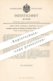 Original Patent - John Unwin Askham , Sheffield , England , 1892 , Lagerung Am Mahlring Bei Walzen , Mühlen | Mühle !! - Historische Dokumente