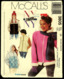 Vintage McCall`s Schnittmuster 3805  -  Junge-Damen-Jacke Weste Mit Kaputze  -  Size JA  -  Größe 4-10 - Haute Couture